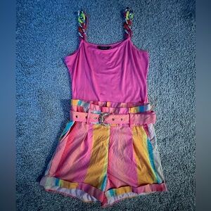 Colorful Striped Chic Me 2 pc Set🩷💛